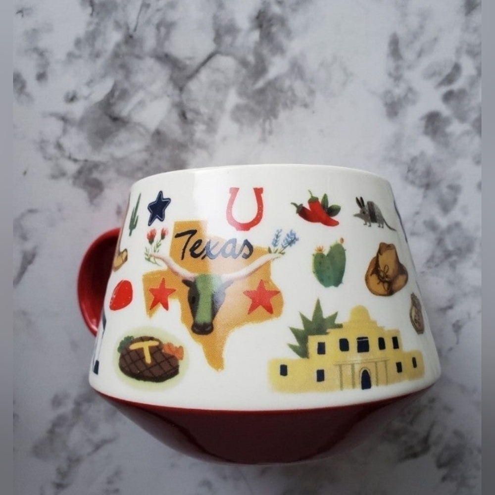 Texas State Icons Mug: Brand New/Unused